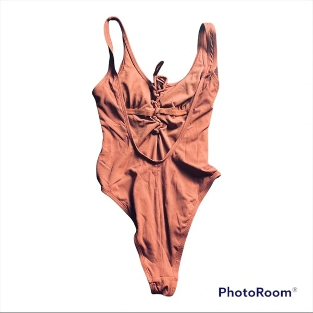 Xhilaration Lace Up One Piece Bathing Suit‎ Women’s XS